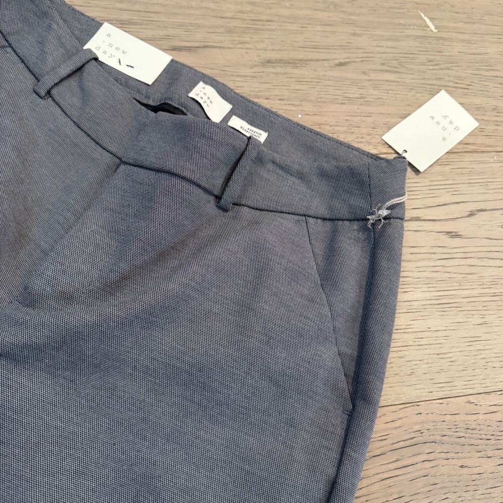 NWT A New Day Womens‎ Ankle Pants Heather Gray Size 8 Professional Trousers - Picture 4 of 12